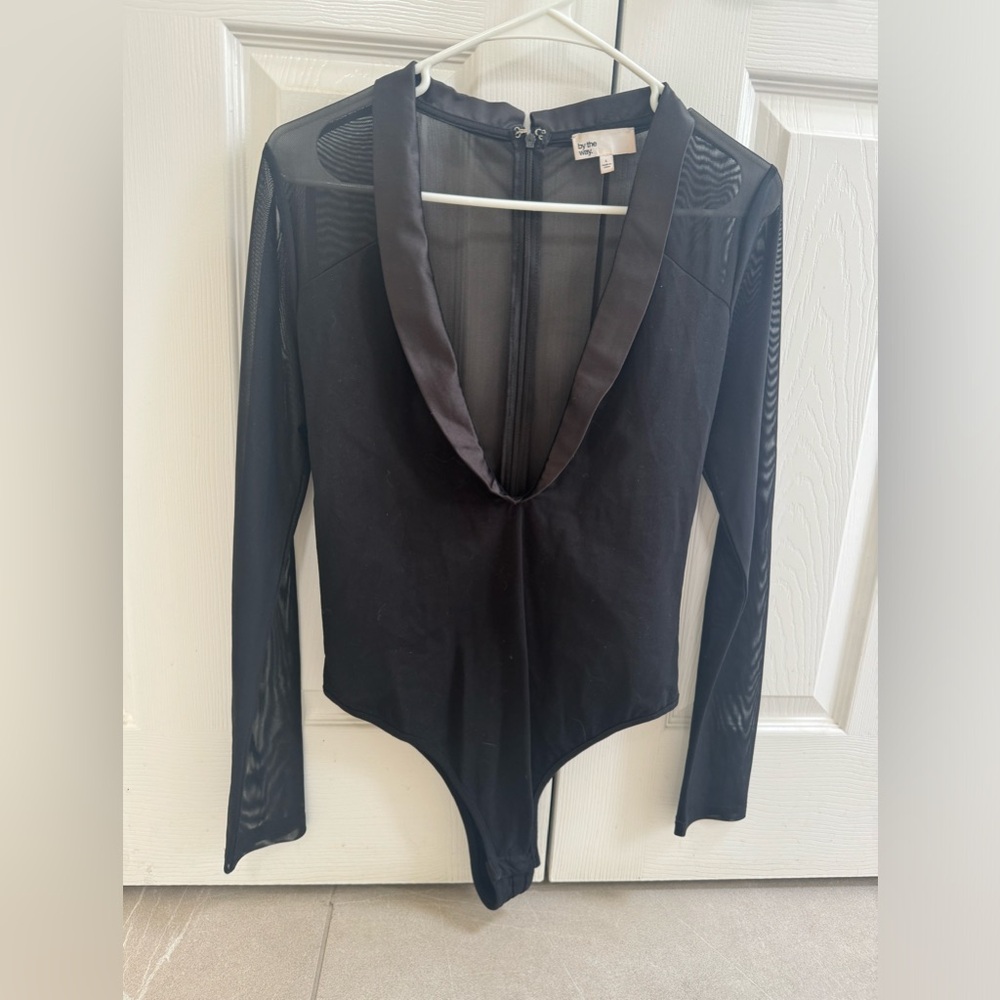 by the way black bodysuit